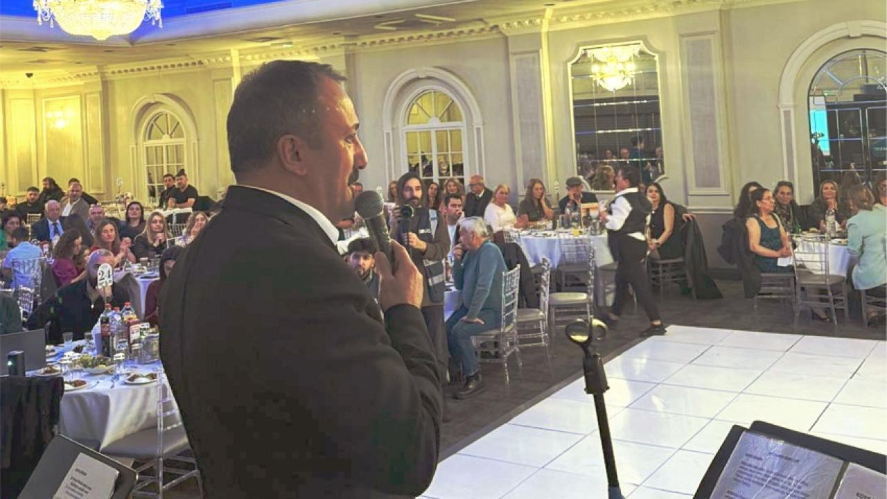 Engin, Londra’da ‘Dersimliler Gecesi’ne katıldı