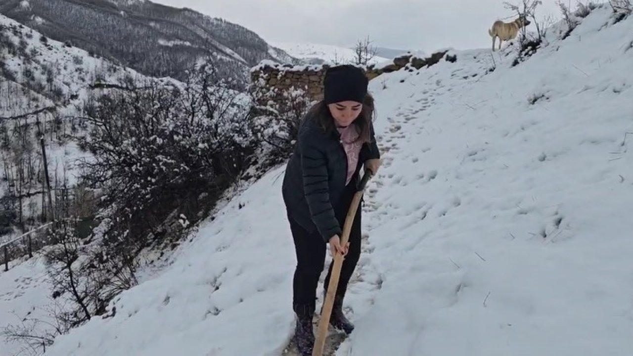Erzincan’ın yüksek kesimleri beyaza büründü