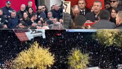 Gülşah Durbay son yolculuğuna uğurlanıyor! Özgür Özel ağlamaktan konuşamadı