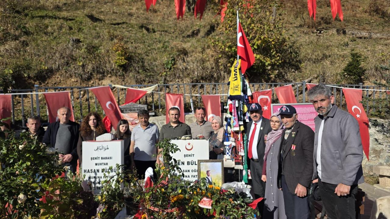 İl Müdürü Çetinkaya Trabzon’da şehit ailesiyle buluştu