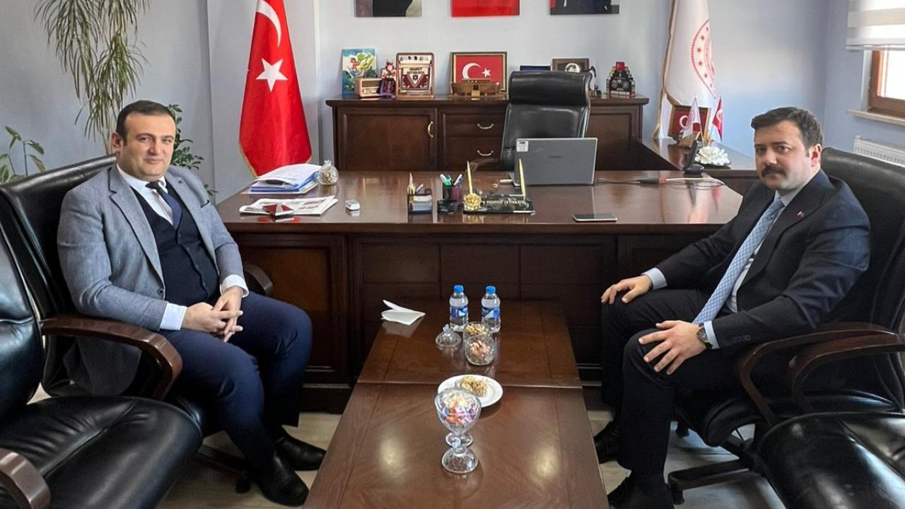 Kaymakam Fırat’tan İl Müdürü Çetinkaya’ya Ziyaret