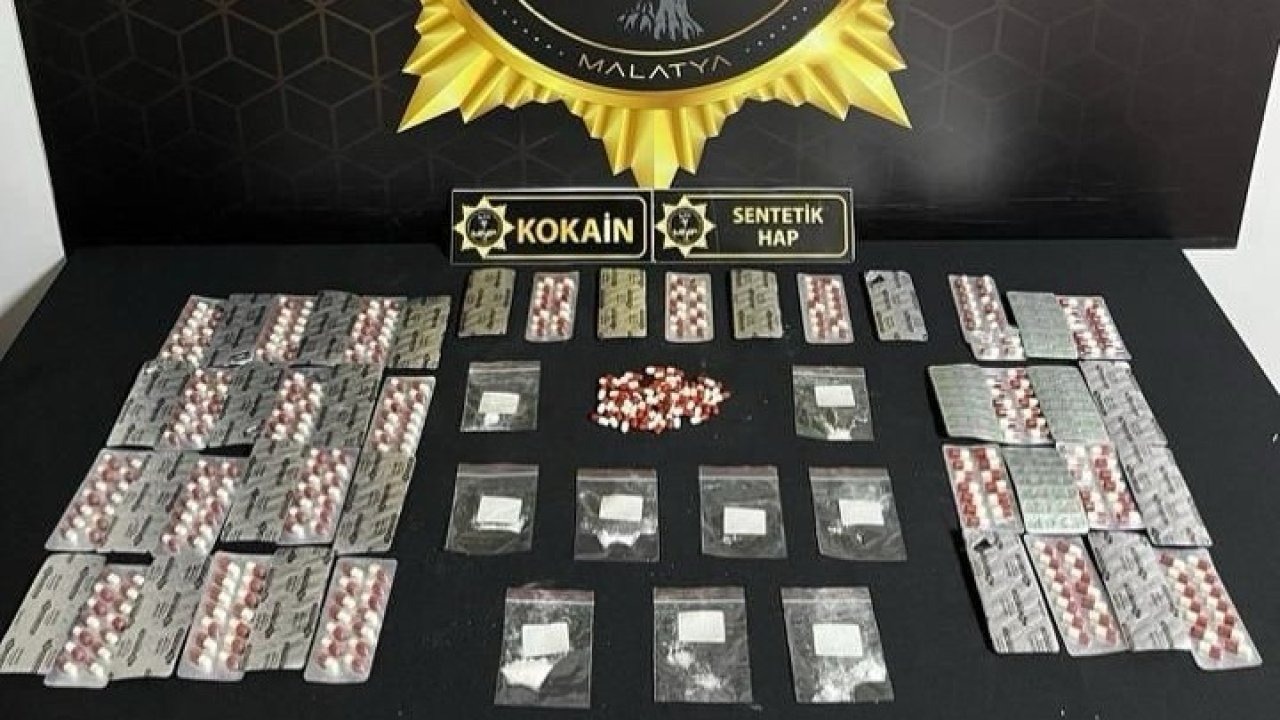 Malatya’da uyuşturucu operasyonu: 3 tutuklama