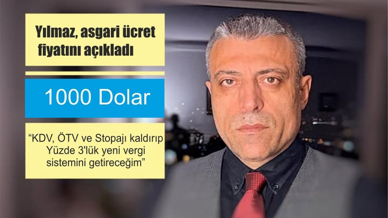 Öztürk Yılmaz asgari ücret fiyatını açıkladı