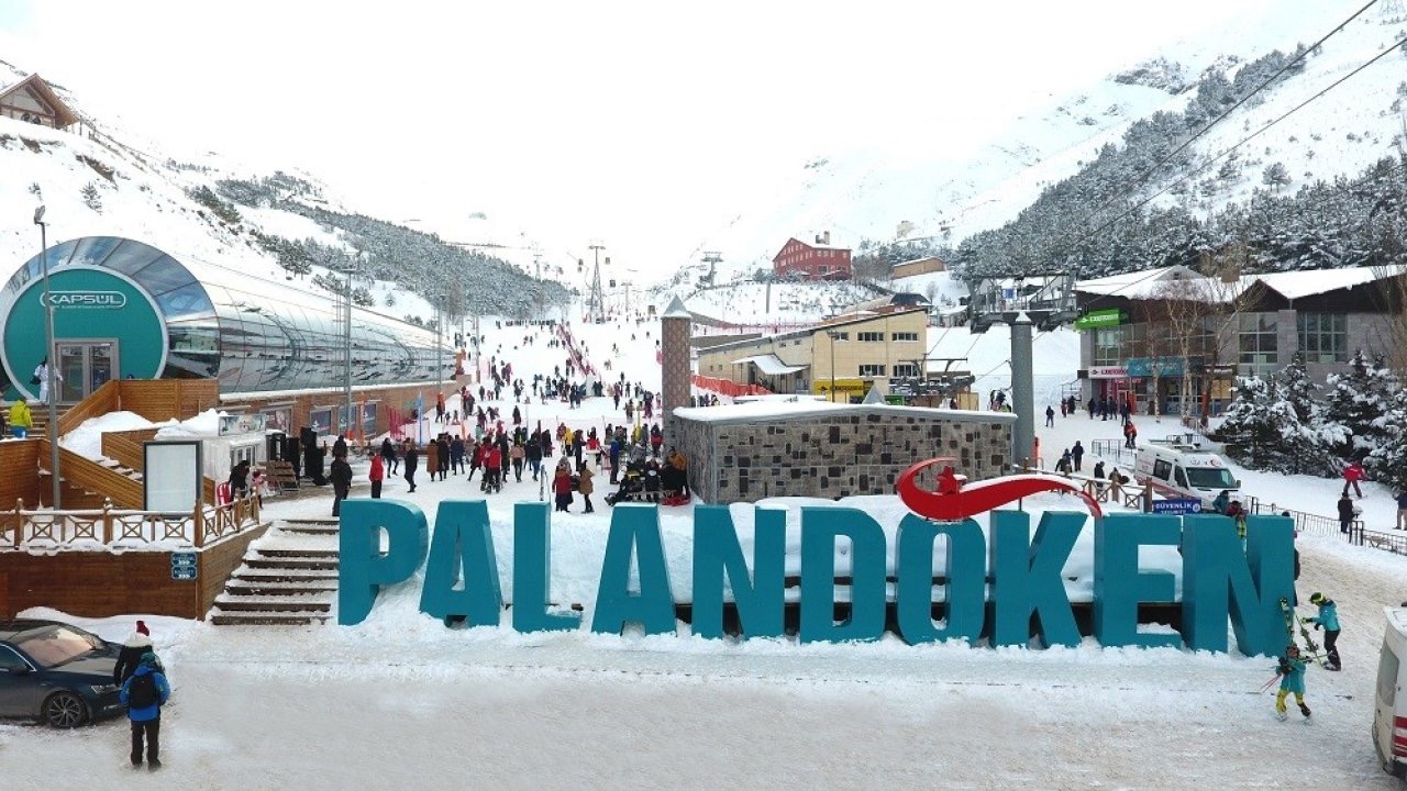 Palandöken’de kar kalınlığı 2 metreyi aştı