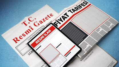 Resmî İlan Fiyat Tarifesi onaylandı