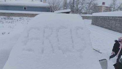 Erciş’te yoğun kar yağışı hayatı felç etti