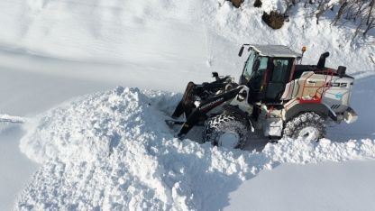İl Özel İdaresi’nden Pülümür-Kocatepe yolunda yoğun mesai