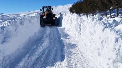 Kars’ta 18 köy yolu ulaşıma kapalı