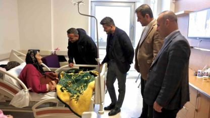 Akçadağ Belediye Başkanı Ulutaş’tan hastane ziyareti