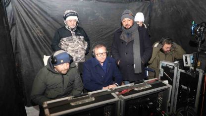 Vali Ziya Polat’tan "Veliaht" dizisi setine ziyaret