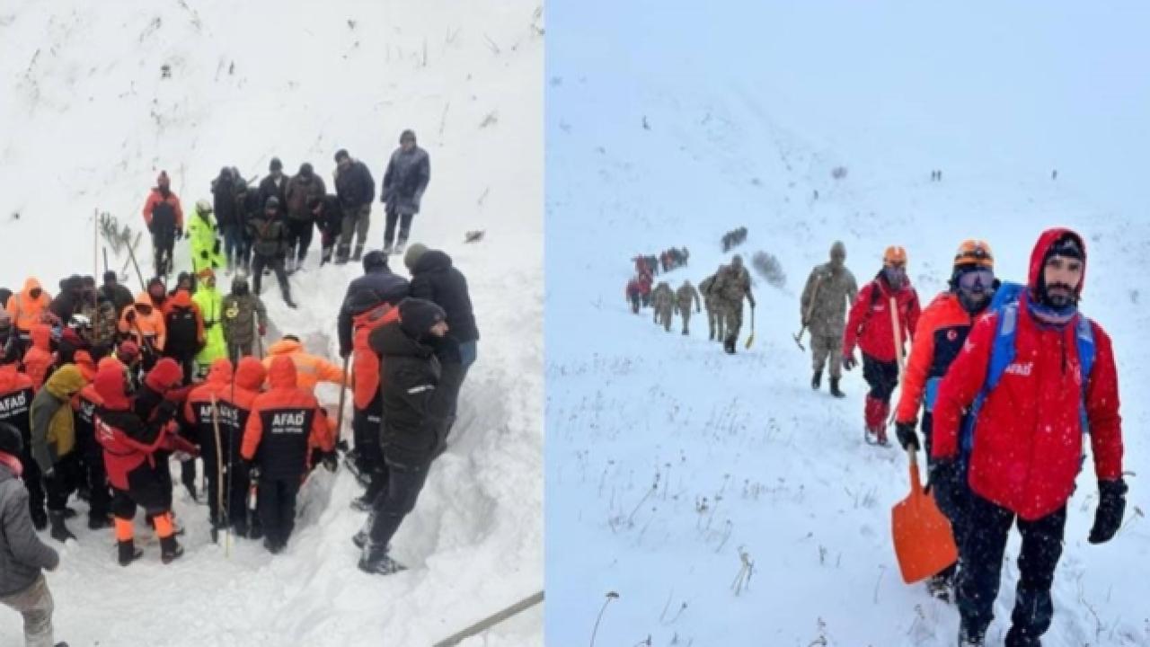 Ardanuç'ta çığ faciası: 2 can kaybı, 1 kişi hala aranıyor