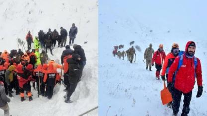 Ardanuç'ta çığ faciası: 2 can kaybı, 1 kişi hala aranıyor