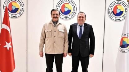 Çetin Demirci, TOBB Başkanı ile görüştü