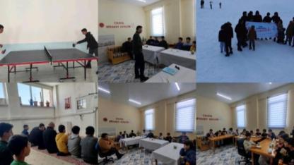 Çıldır'da "Gençliğe Değer Ara Dönem Kış Kampı" sona erdi