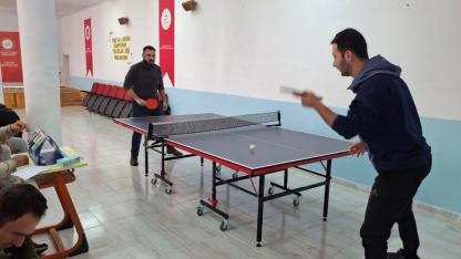 Çıldır’da masa tenisi turnuvasına yoğun ilgi