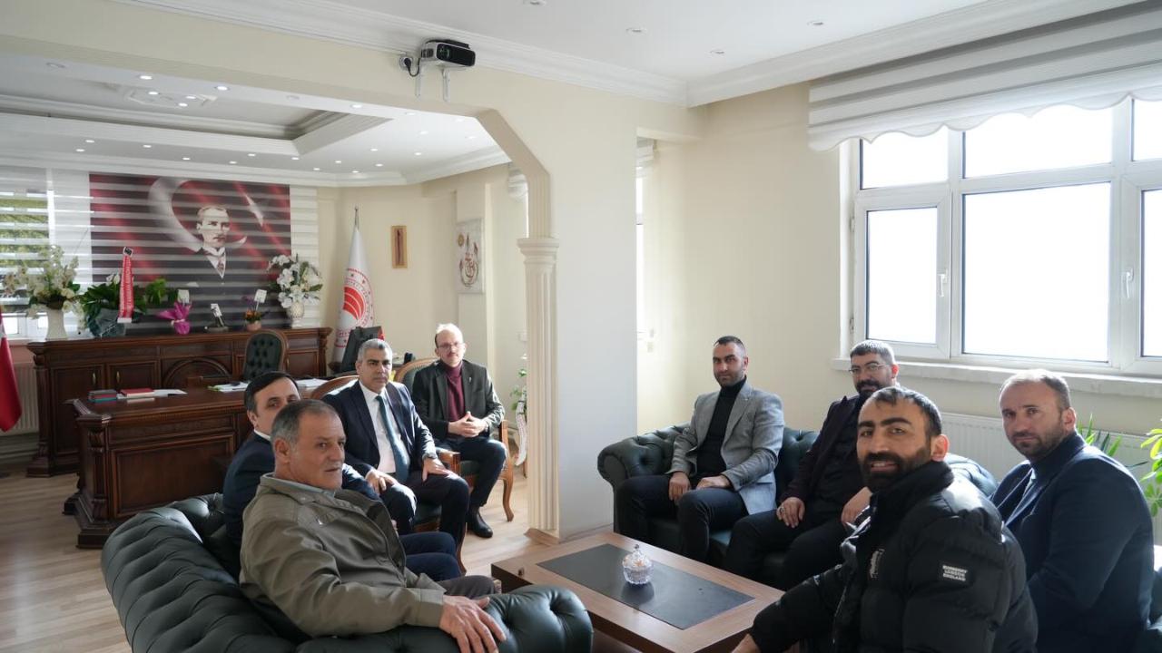 Damızlık Sığır Yetiştiricileri Birliği’nden İl Tarım’a ziyaret