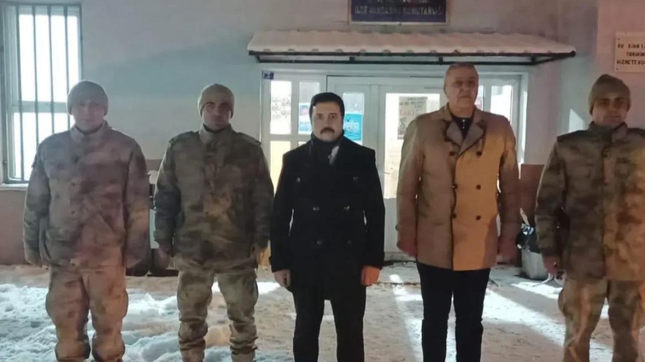 Göle'de görev başındaki jandarmaya moral