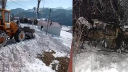 Posof'ta buzlanan yol faciaya davetiye çıkardı!