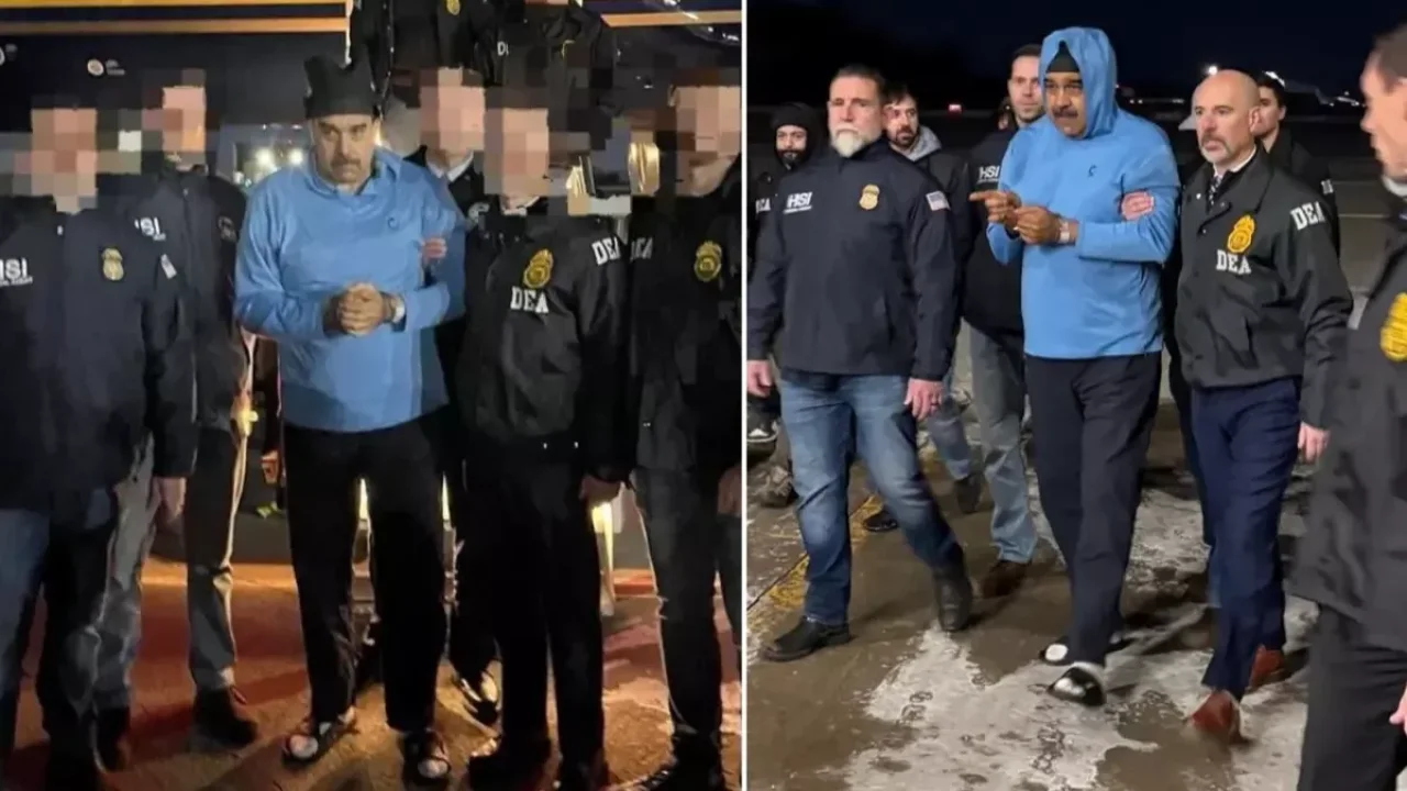 Maduro New York'a böyle getirildi! Görüntülerdeki detay dikkat çekti