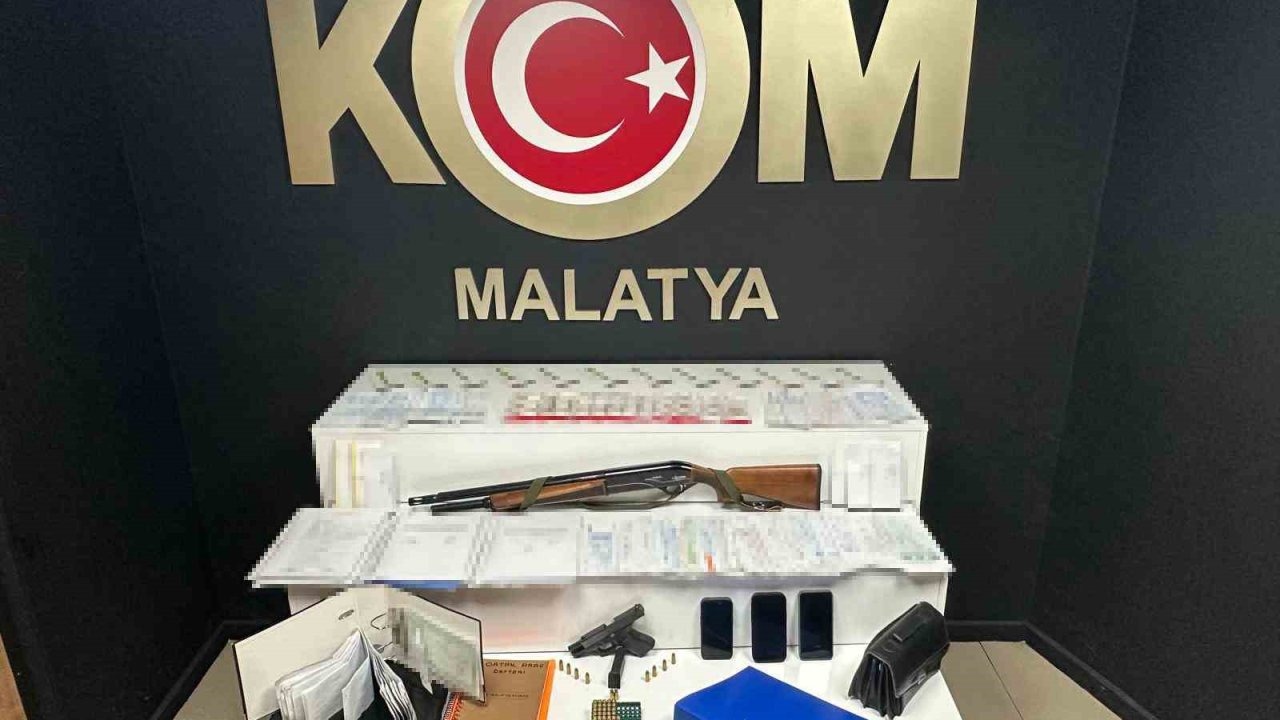 Malatya’da tefeci operasyonu: 3 tutuklama