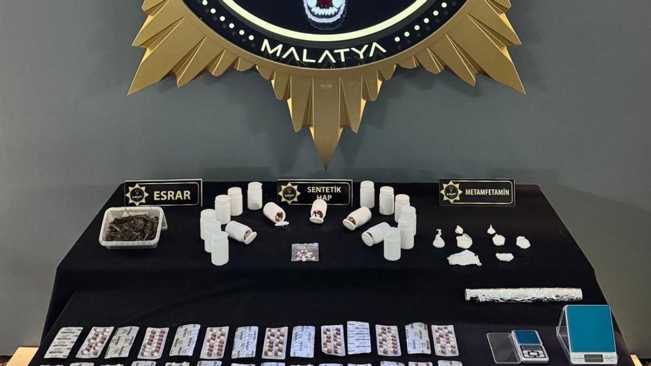 Malatya’da uyuşturucu operasyonu: 14 gözaltı
