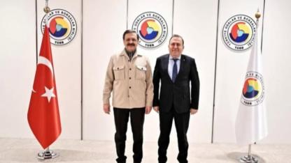 Başkan Demirci'den TOBB Başkanı Hisarcıklıoğlu'na ziyaret