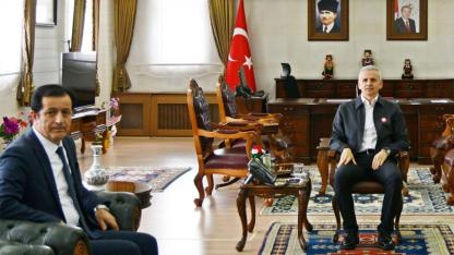 Rektörden Vali Çiçekli’ye hayırlı olsun ziyareti