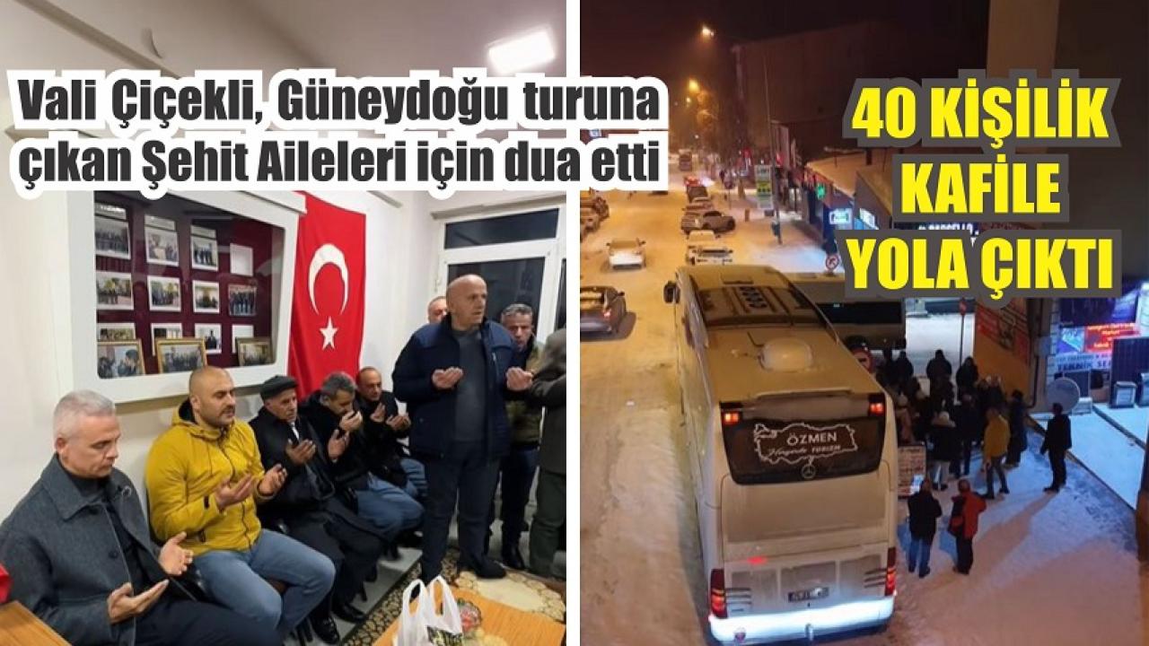 Şehit Aileleri Güneydoğu turuna çıktı