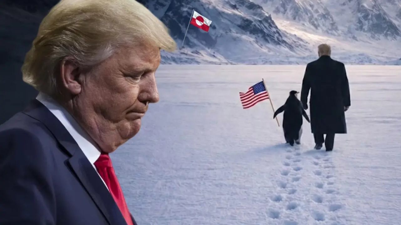 Trump"GRÖNLAND" Mesajı Vermeye Çalıştı Ancak Alay Konusu Oldu