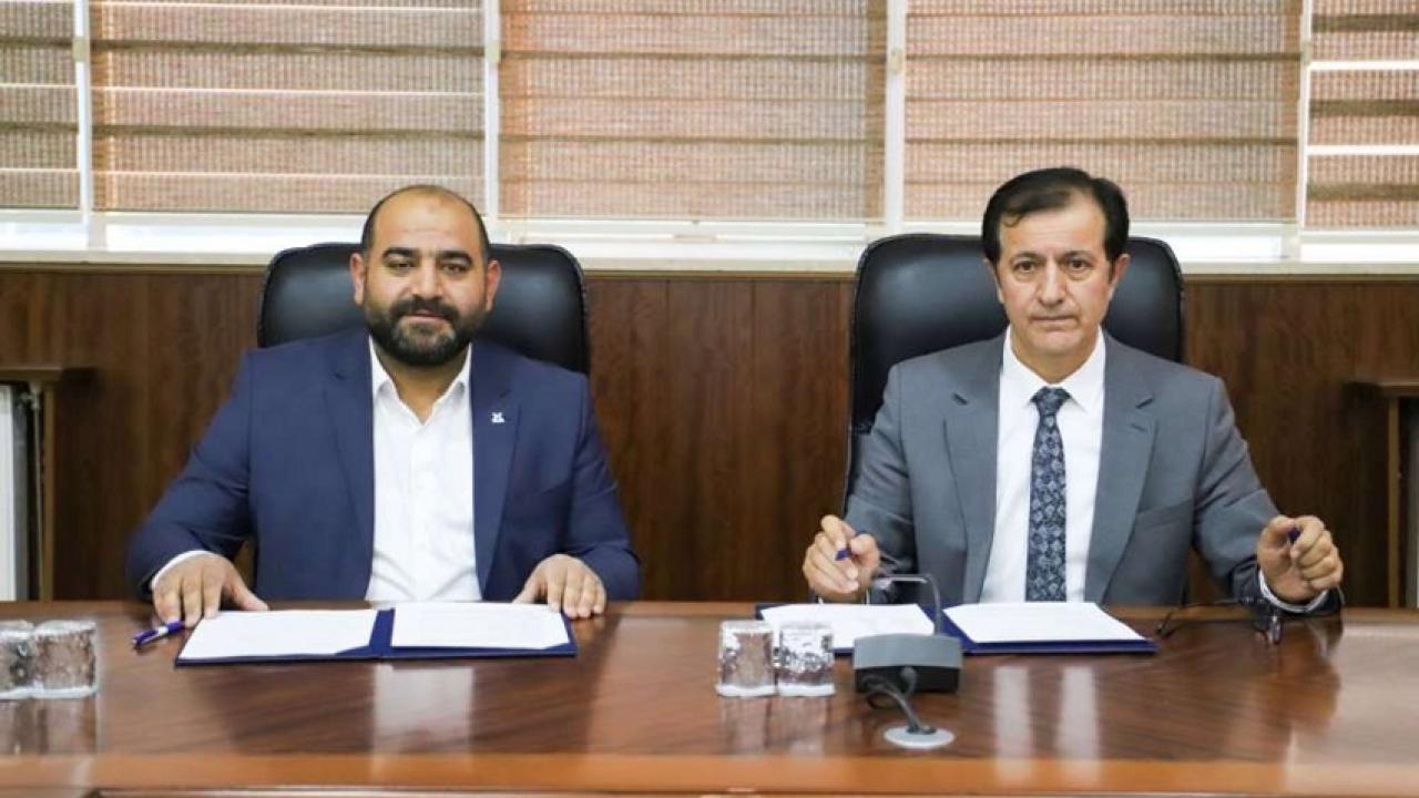 TÜGVA İl Başkanı Osman Yıldız, Rektör Emiroğlu ile masaya oturdu imzalar atıldı