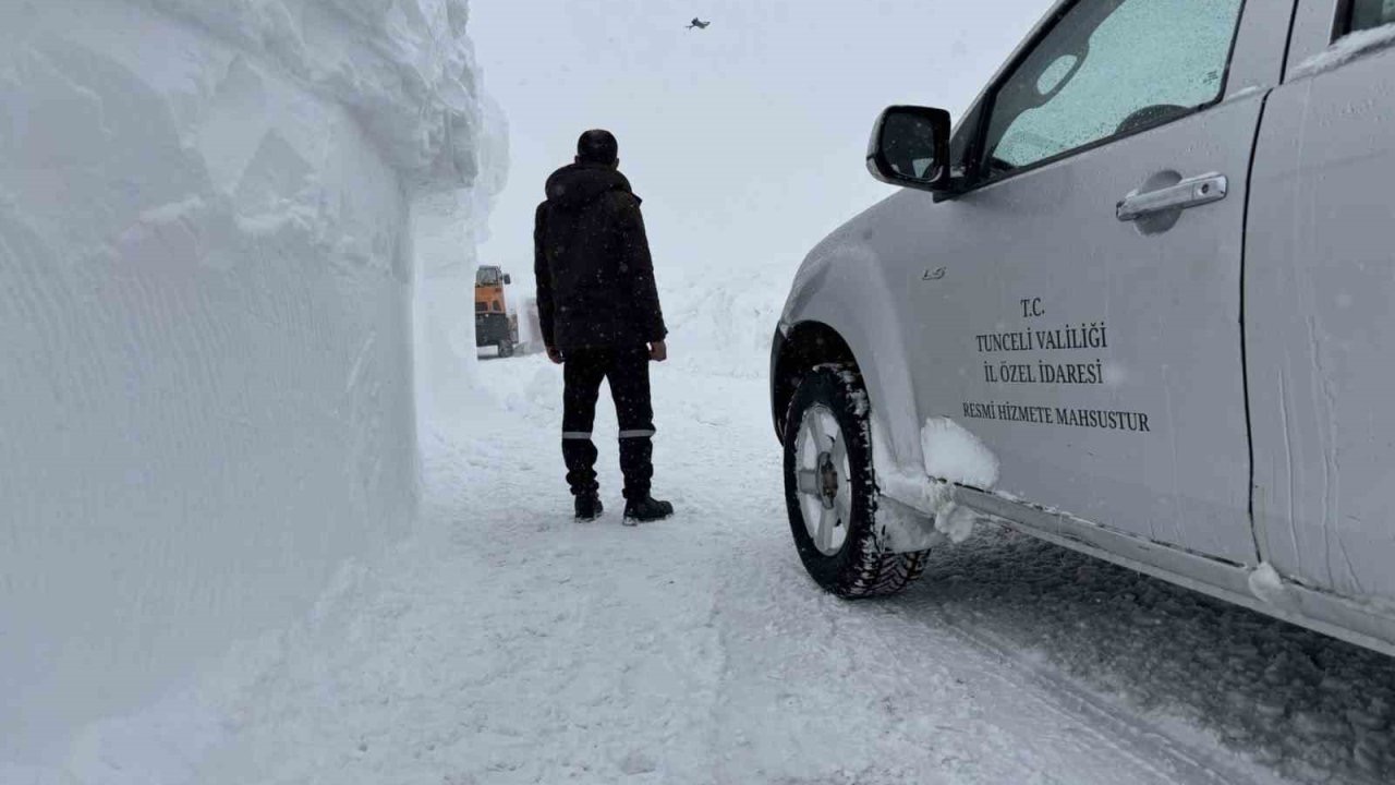 Tunceli’de 83 köy yolu ulaşıma kapalı