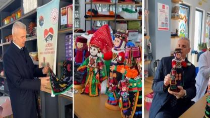 Vali Çiçekli Damal Bebeği üretimini yerinde inceledi