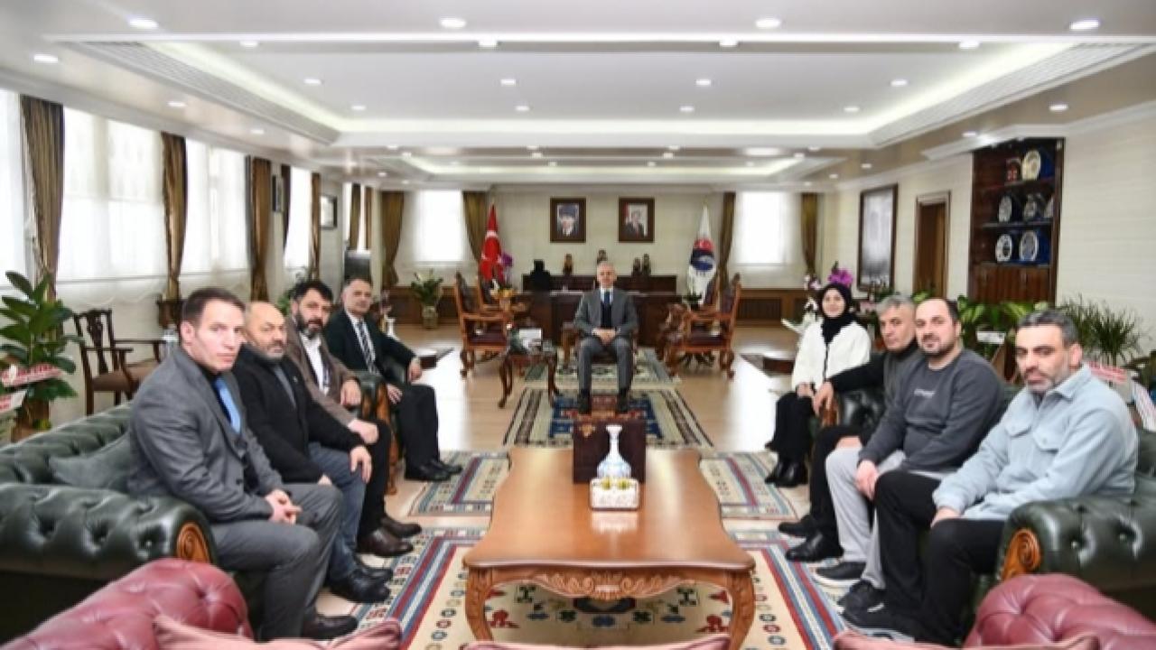 Vali Çiçekli'ye Esnaf Odası'ndan ziyaret!