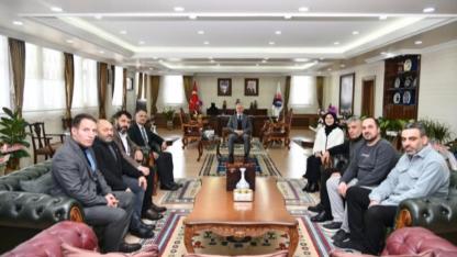 Vali Çiçekli'ye Esnaf Odası'ndan ziyaret!