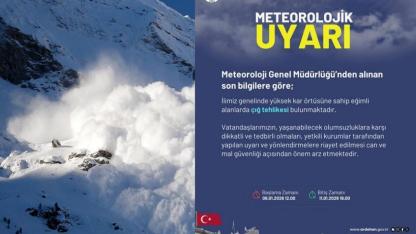 Valilik Uyardı: Ardahan’da çığ tehlikesi