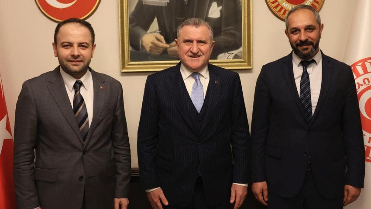 Vekil Koç’tan Bak’a teşekkür ziyareti