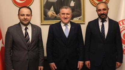 Vekil Koç’tan Bak’a teşekkür ziyareti