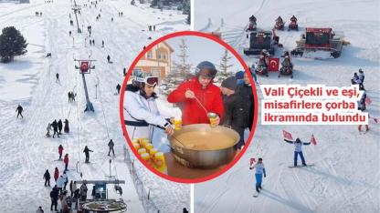 Yalnızçam Kayak Merkezi sezonu açtı