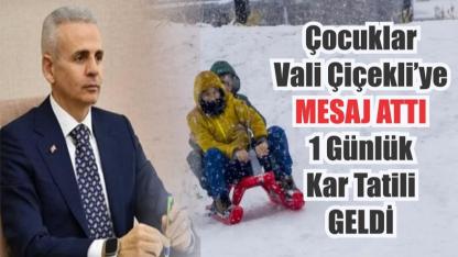 Ardahan'da okullara 1 günlük kar tatili