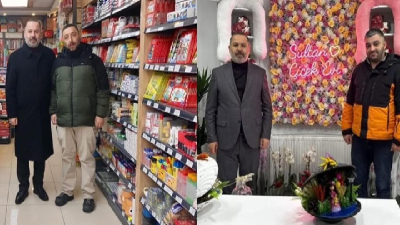 Başkan Aydın'dan esnaf ziyaretleri devam ediyor