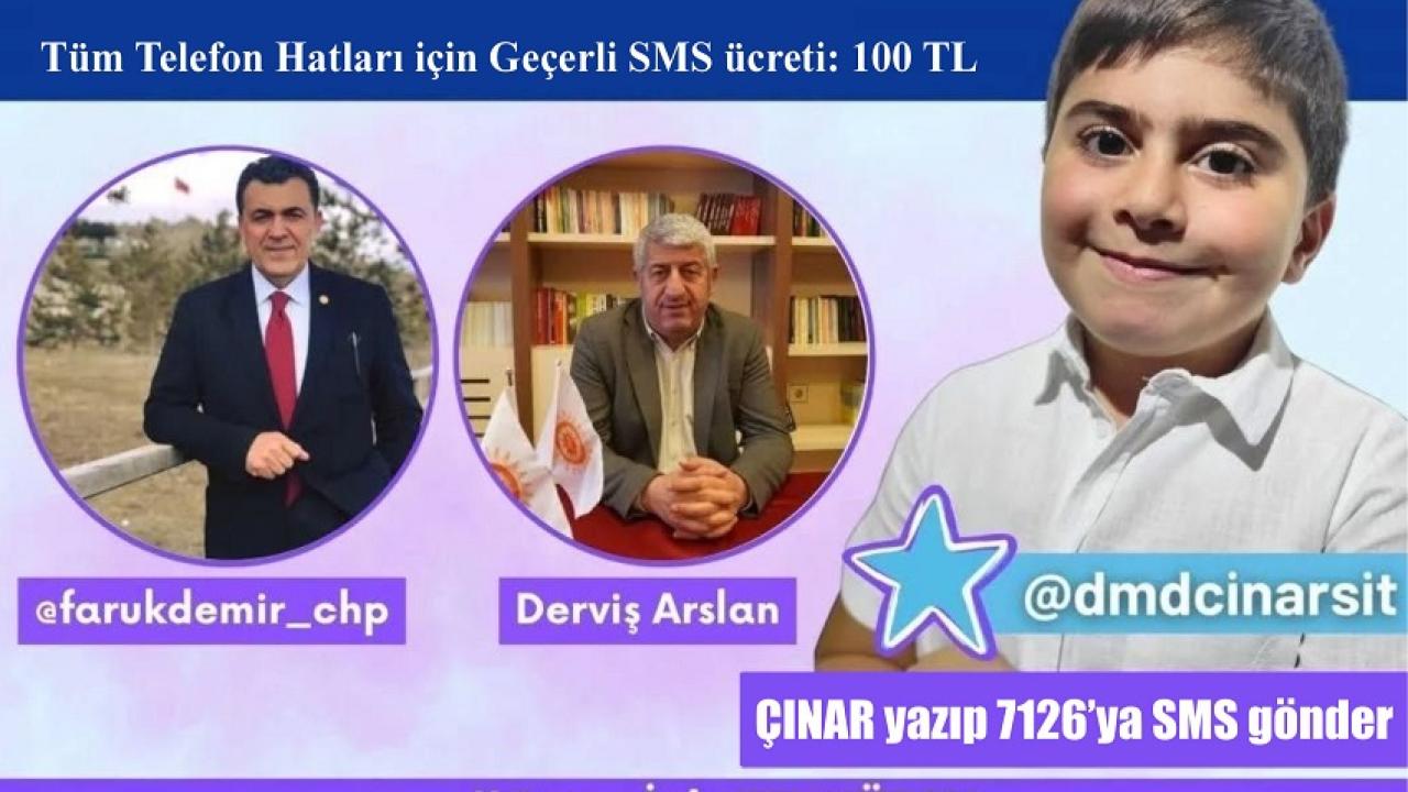 Başkan Demir’den ‘Çınar’ için yardım çağrısı!