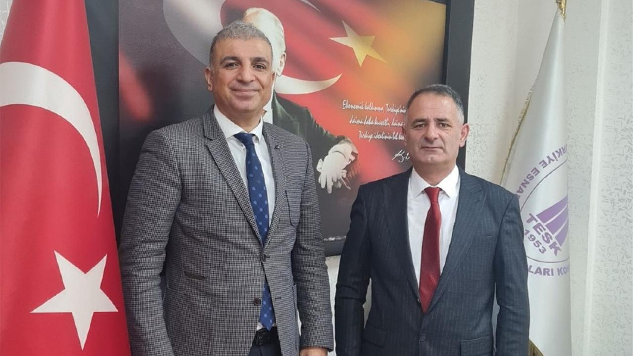 ESOB Başkanı Candar Yılmaz, yerel esnafın içler acısı halini Defterdar Sönmez’e anlattı