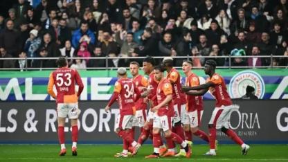 Galatasaray, Rize'de zorlanmadan kazandı