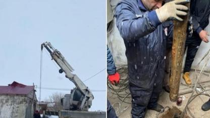 Göle Karlıyazı Köyü'nde içme suyu arızası giderildi