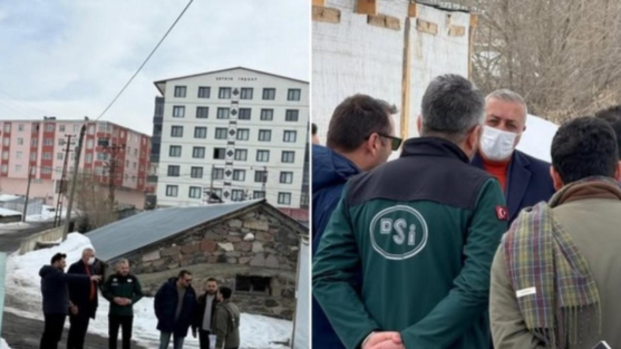 Göle'de dere ıslahı çalışmaları hız kazanıyor