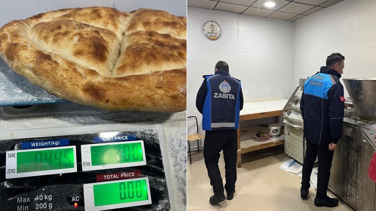 Göle’de ekmek fırınlarına zabıta baskını