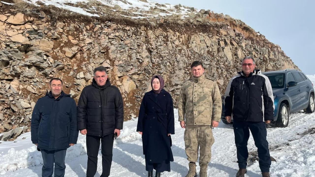 Kaymakam Meram, ulaşım sorunlarını sahada inceledi