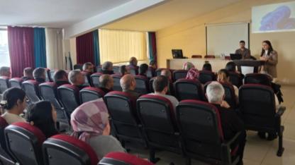 Personele "Sağlıklı Hayat Merkezi" tanıtımı yapıldı