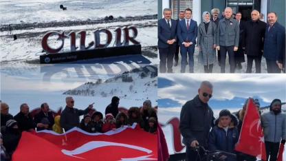 Vali Çiçekli Çıldır’da, yatırımları inceledi ‘Askıda Bisiklet’ ile çocukları sevindirdi