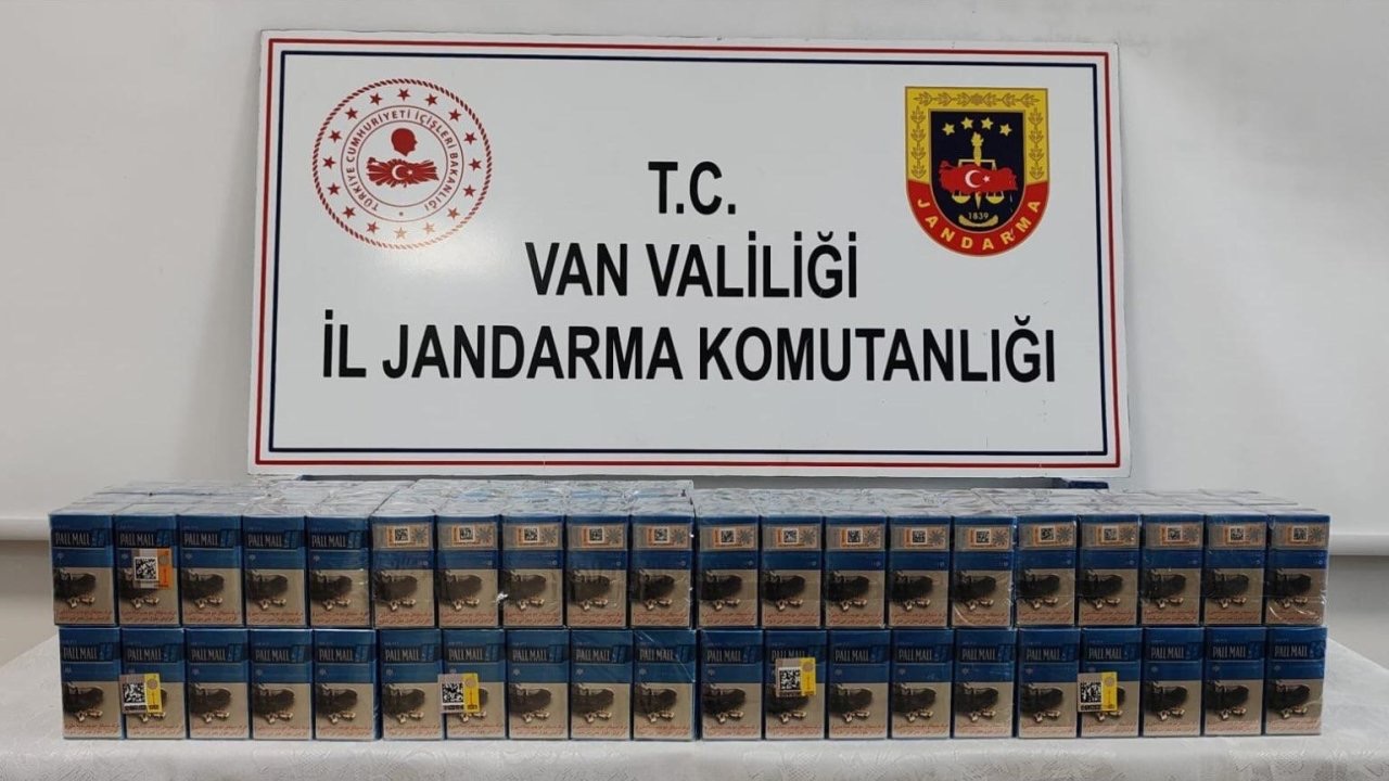 Van’da 720 paket gümrük kaçağı sigara ele geçirildi